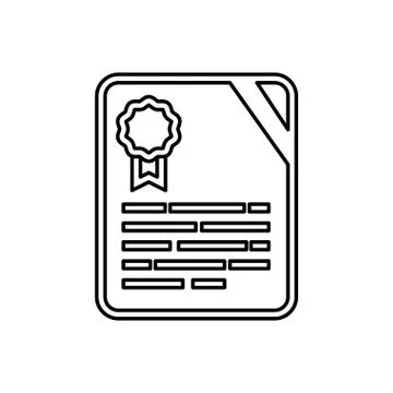 Financial report document 스톡 일러스트