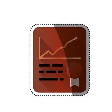 Financial report document 스톡 일러스트