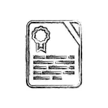 Financial report document Stock Illustration