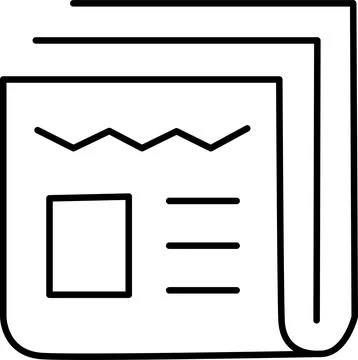 Financial report document Vector Stock Illustration