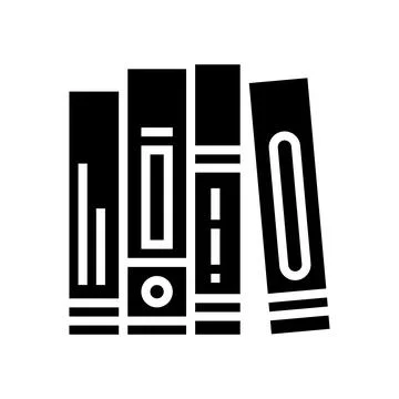 Financial report folder glyph icon vector illustration Stock Illustration
