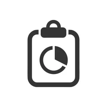 Financial Report Icon Stock Illustration