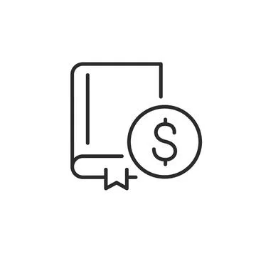 Financial Report Icon Stock Illustration