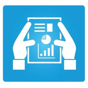 Financial report Stock Illustration