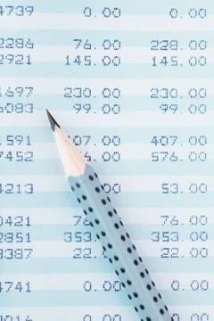 Financial report Stock Photos