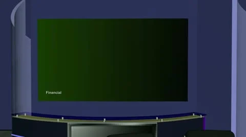 "Financial Report" Virtual Studio Animation Stock Footage 11145347