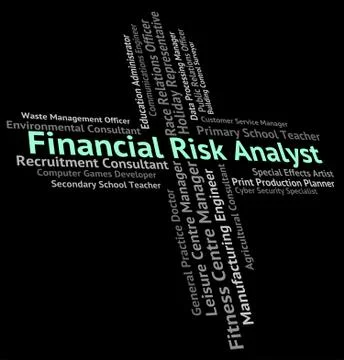 Financial Risk Analyst Represents Insecurity Beware And Risky Stock Illustration