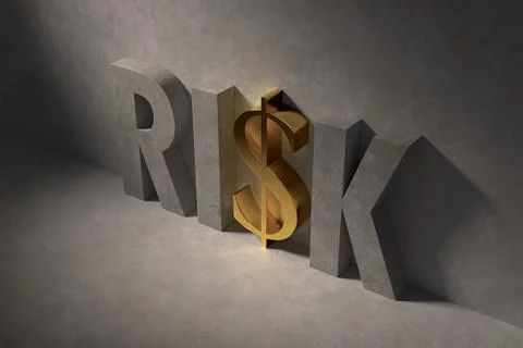 Financial Risk. Stock Illustration