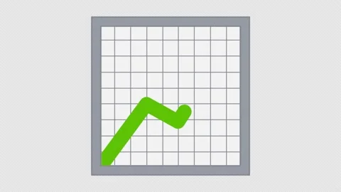 Financial schedule. Animation of progress. Cartoon 스톡 동영상 194626171