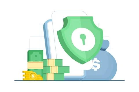 Financial security Stock Illustration