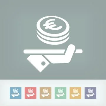 Financial services - Euro Stockillustratie