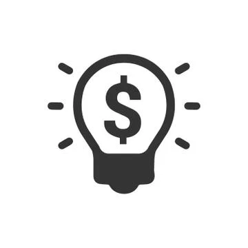 Financial Solution Icon Stock Illustration