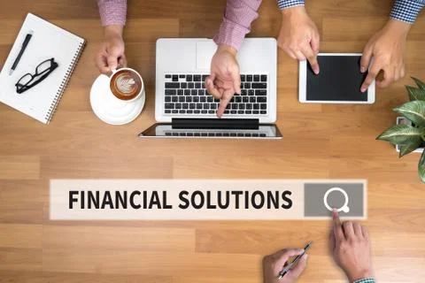 FINANCIAL SOLUTIONS Stock Photos