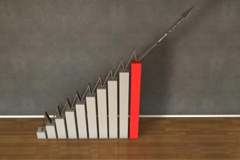 Financial stat background Stock-Illustration