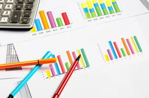 Financial stat Stock Photos