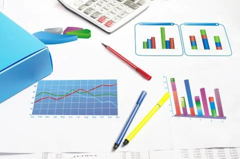 Financial stat Stock Photos