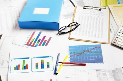Financial stat Stock Photos