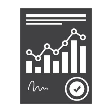 Financial Statement Concept Stock Illustration