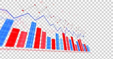 Financial statistics image over grid Stock Illustration