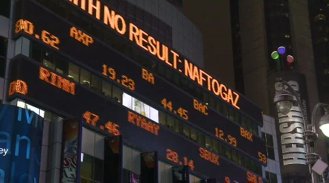 Financial stock market Stock Footage