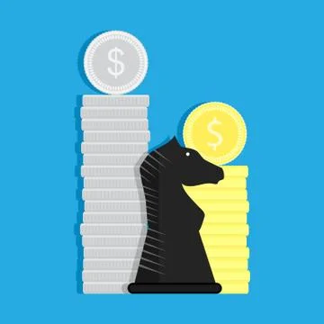 Financial strategy concept Stock Illustration