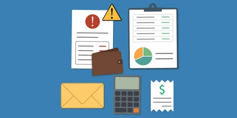 Financial Stress Animation Vídeo Stock 344082365