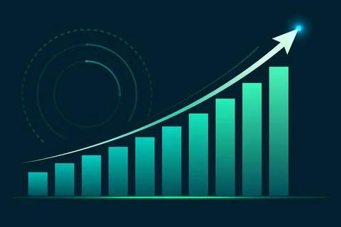 Financial Success Analytics Illustrazione stock