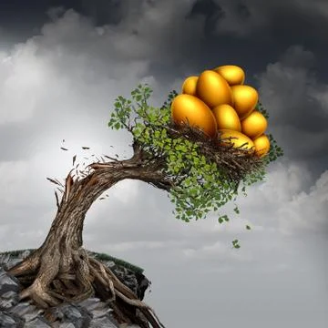 Financial Success Problem Stock Illustration