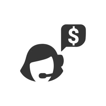 Financial Support Icon Stock Illustration