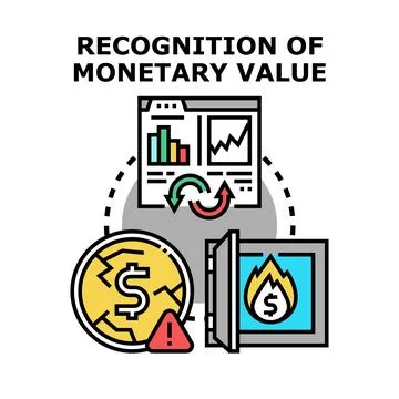 Financial system recognizing value, risk, and stability Stock Illustration