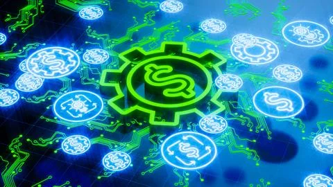 Financial technology (1) Stock Illustration