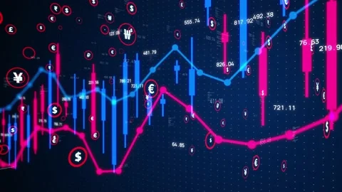 Financial technology concept. Fintech. Electronic money. Cryptocurrency. Global  Stock Footage 139097962