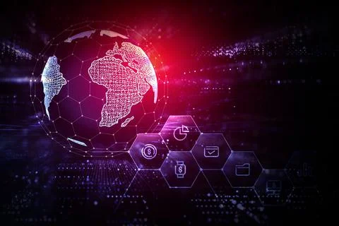 Financial Technology Concept Stock Illustration