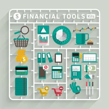 Financial Tools Stock Illustration
