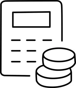 Financial transaction document Vector Illustrazione stock