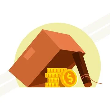 Financial-trap Stock Illustration