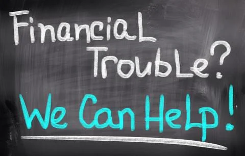 Financial Trouble Concept Stock Illustration