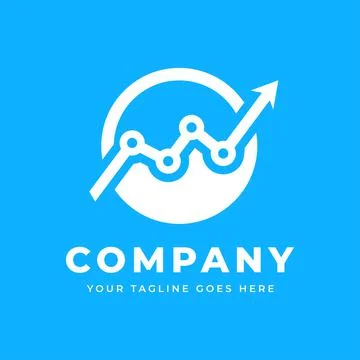 Financial vector logo Stock Illustration