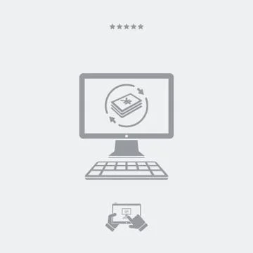 Financial web services - Yen Stock Illustration