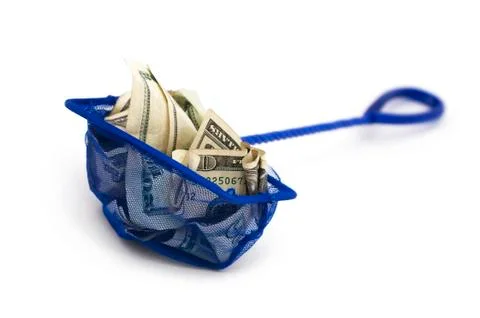 Financially Trapped Foto stock