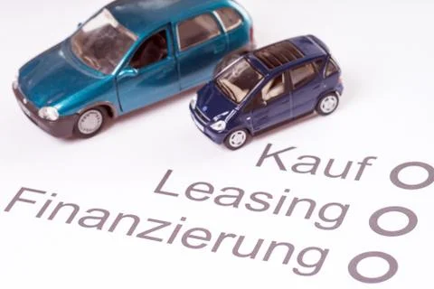 Financing a car Stock Photos
