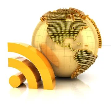 Finanical information concept, 3d render 스톡 일러스트