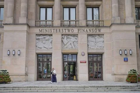  Finanzministerium - Ministerstwo Finansow, Swietokrzyska, Warschau, Woiwo... Stock Photos