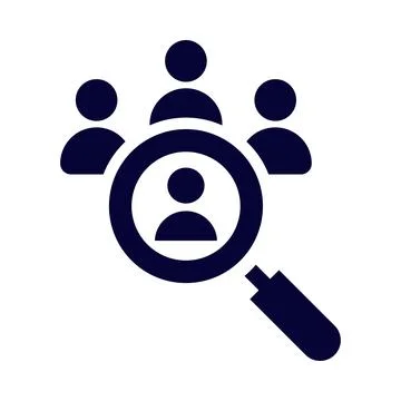Find, audience, target, find target audience icon Stock Illustration