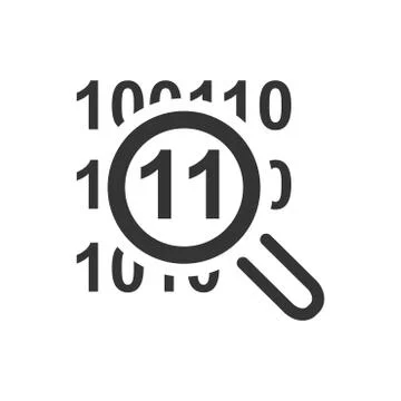 Find Binary Data Icon Stock Illustration