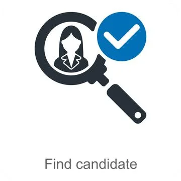 Find Candidate Stock Illustration