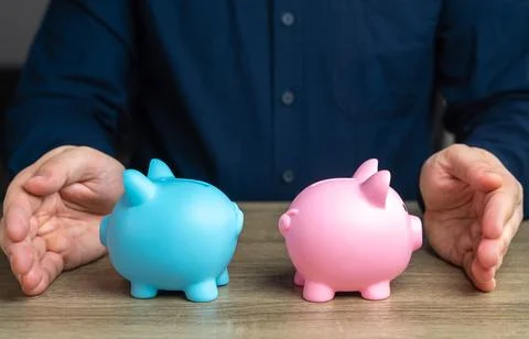 Find a compromise on the conflict. Financial problems in relationships. Sep.. Stock Photos