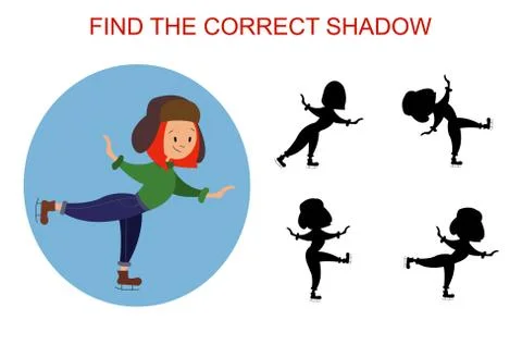 Find correct shadow Stock Illustration