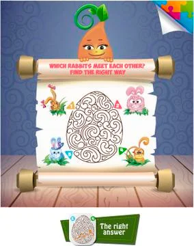 Find a correct way Illustrazione stock