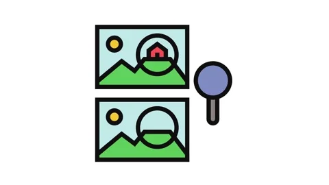 Find the difference color icon animation 動画素材 326098219